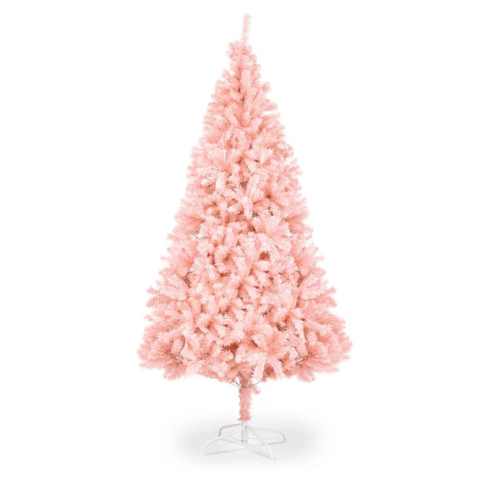 Heat Hollow 6ft Pink Artificial Christmas Tree with Metal Stand