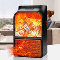 Heat Hollow™ Portable Flame Effect Heater with Remote & Timer