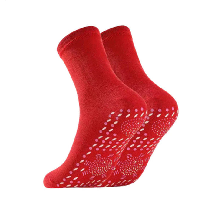 Self-Warming Tourmaline Acupressure Socks, 2 Pairs