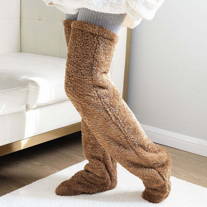 Heat Hollow™ Thermal Knee Warmer Socks with Breathable, Snug Fit
