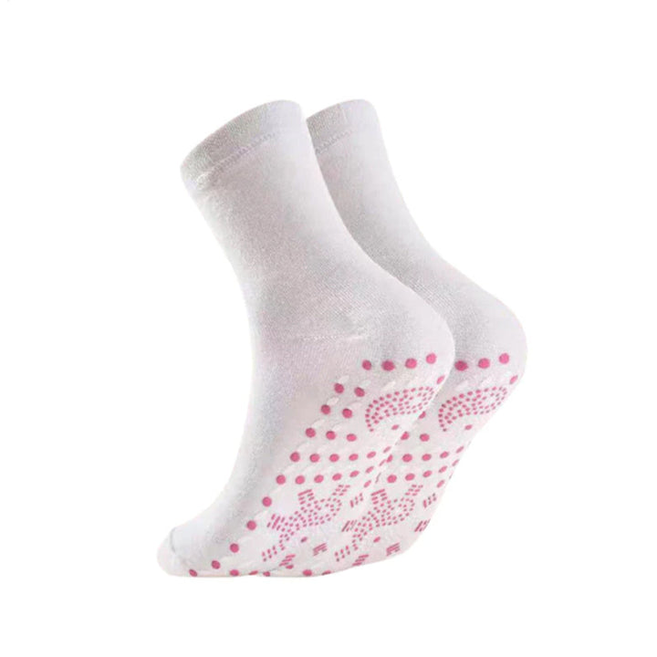 Self-Warming Tourmaline Acupressure Socks, 2 Pairs