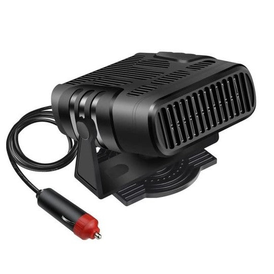 12V Car Heater | Heating and Cooling Function, 120W | 360° Rotatable for Cigarette Lighter, Cleans Air Quickly