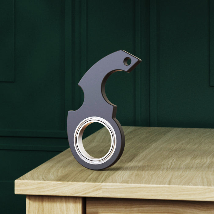 Heat Hollow Fidget spinner keyring with bottle opener