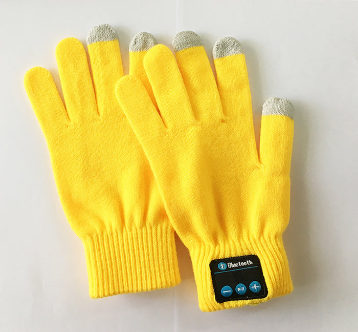 Heat Hollow Bluetooth Talking Gloves with Touchscreen Fingertips