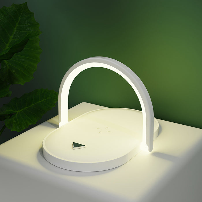 Heat Hollow Foldable bedside lamp with wireless phone charger