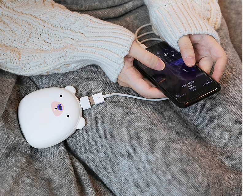 Cute Penguin And Polar Bear Rechargeable Hand Warmer