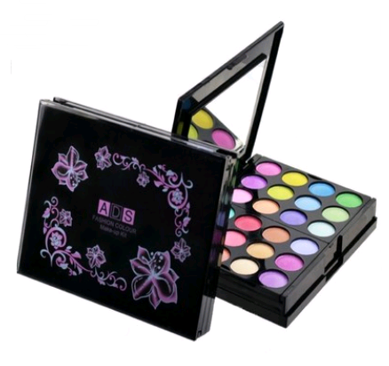 All-in-one makeup palette box with mirror
