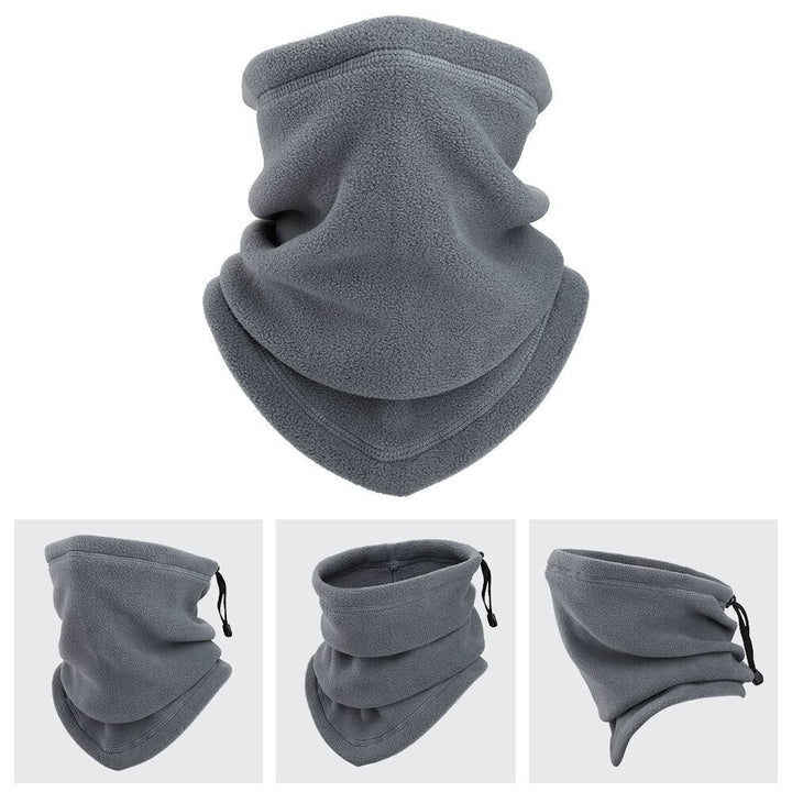 Winter Windproof Fleece Neck Warmer Tube Scarf, Half Face Cover