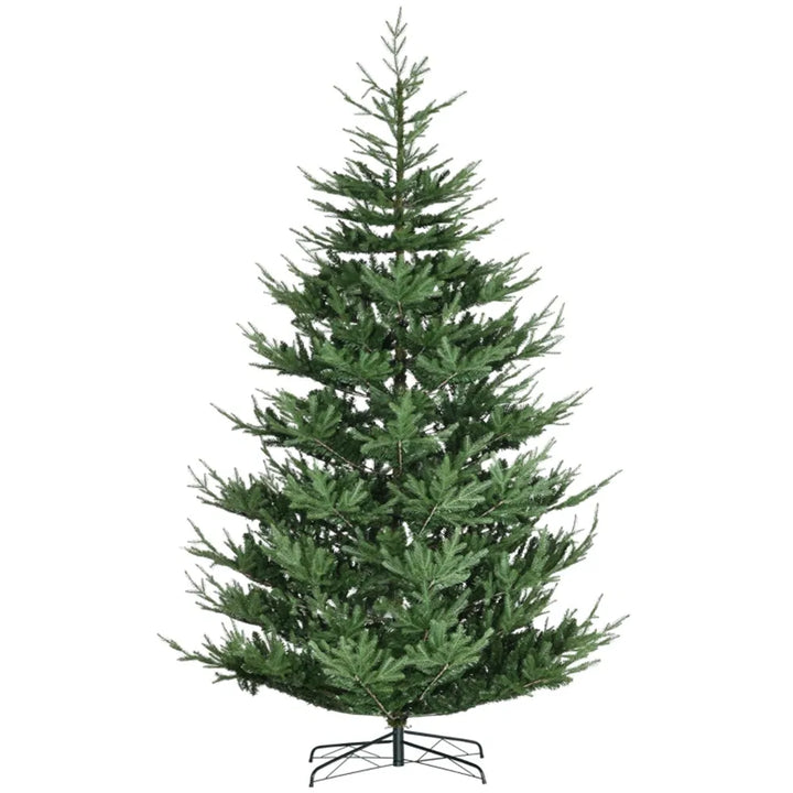 Tall Nordic pine artificial tree, unlit