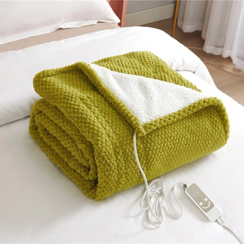 Electric heated mattress pad in soft velvet, from small to double