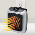 Heat Hollow™ 800W Wall-Mounted Ceramic Heater with Remote and LED Display