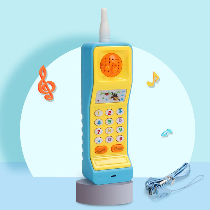 Colourful baby toy phone with buttons