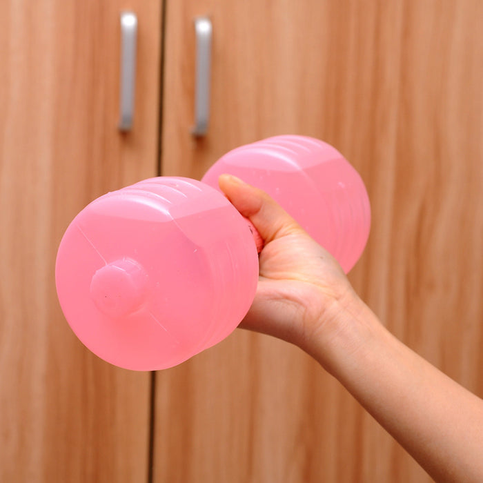 Heat Hollow Water-filled dumbbell with a flat, non-roll side