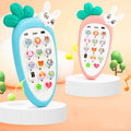 Colourful baby toy phone with buttons