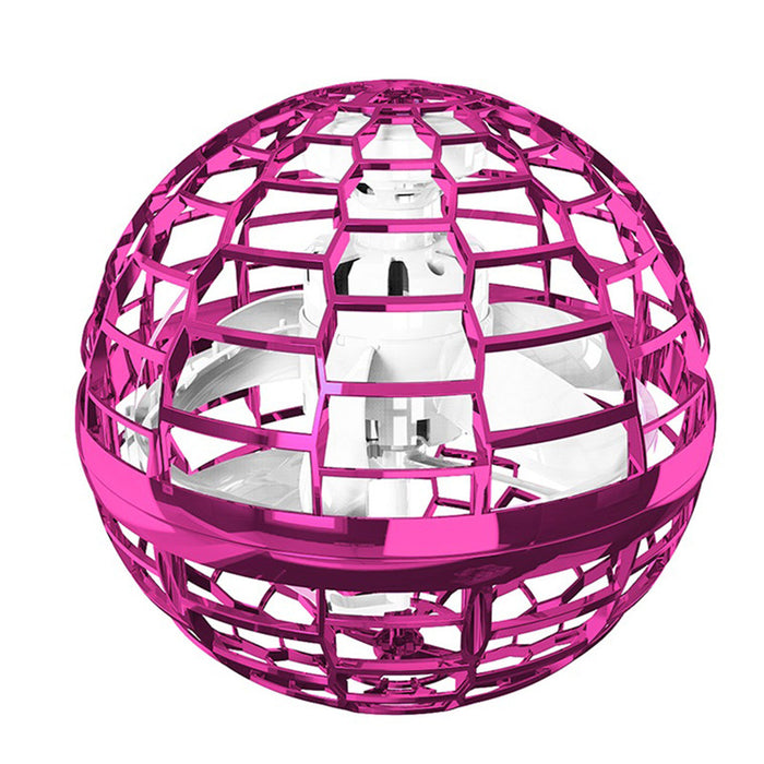 Heat Hollow Flying spinner ball with LED lights and magic wand