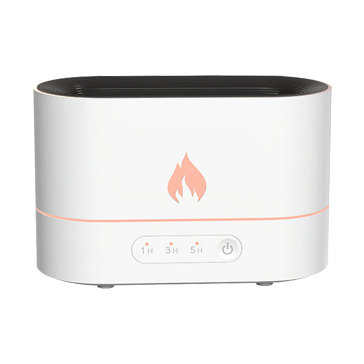 Square Flame Aromatherapy Humidifier, Silent USB Atmosphere Light