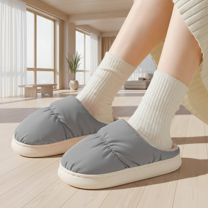 USB Heated Slippers with Plush Lining for Warm, Dry Feet