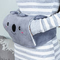 Plush Waist Belly Warmer Belt With Hot Water Bottle Included
