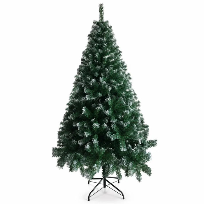 Heat Hollow Light Green Christmas Tree with Frosted Tips, 6ft