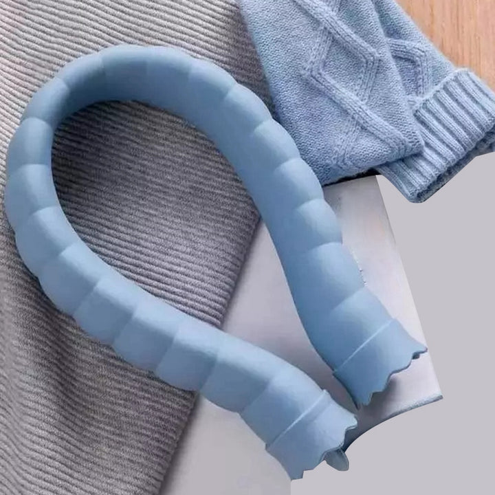 U-Shaped Neck Hot Water Bottle with Knitted Cover
