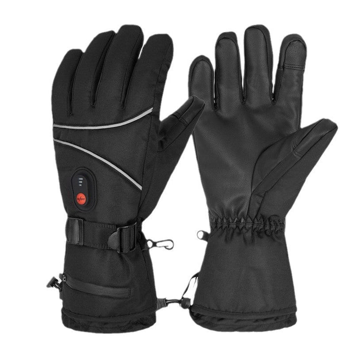Waterproof Heated Ski Gloves with 2500mAh Rechargeable Battery