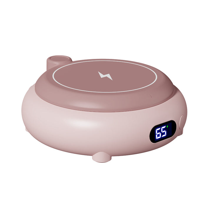 Heat Hollow Mug warmer with built-in wireless phone charger