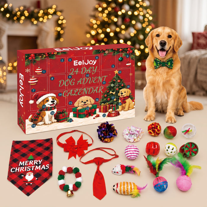 Heat Hollow Advent Calendar for Dogs with 24 Toys