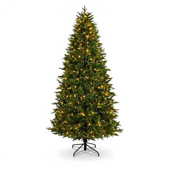 Heat Hollow Pre-Lit Christmas Tree with 480 LEDs and Remote, 7.5ft