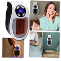 Heat Hollow™ Plug-In Mini Heater with Remote and 12-Hour Timer