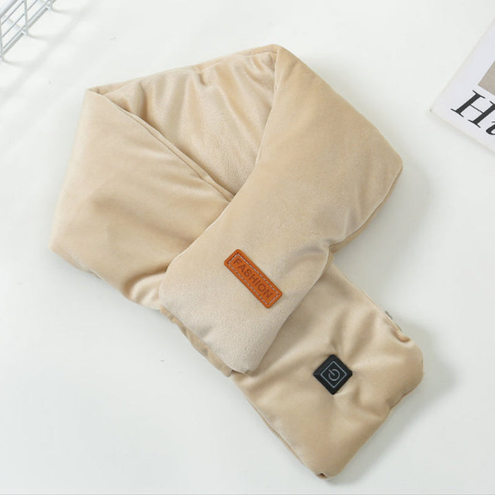 Heated adjustable scarf