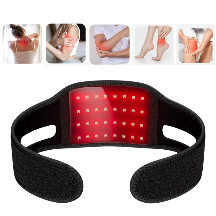 Heat Hollow™ Heated Red Light Neck Wrap with 24 LEDs and Timer