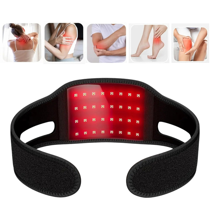 Heat Hollow™ Heated Red Light Neck Wrap with 24 LEDs and Timer