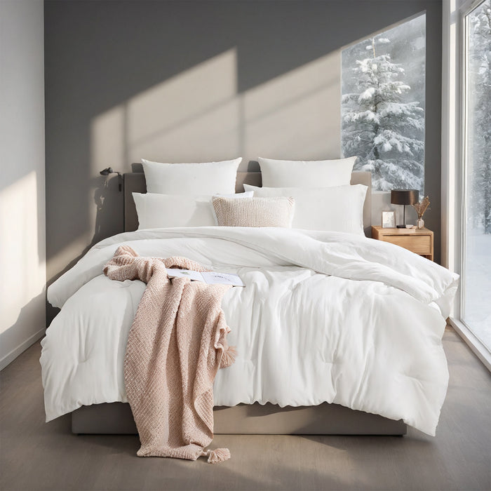 Heat Hollow Thick All-Season Duvet with Box Stitching