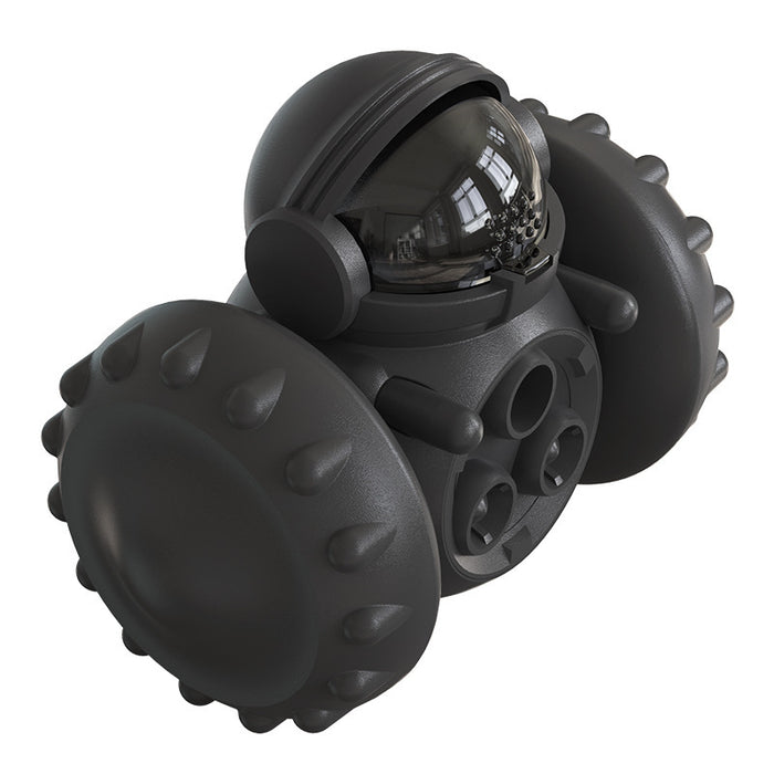 Heat Hollow Wobbling robot treat toy that slows down eating