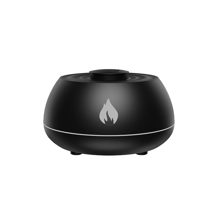 Flame Humidifier With 7 Colour Light And Removable Spray Nozzle