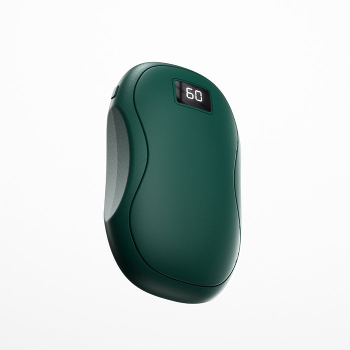 Heat Hollow Rechargeable Mini Hand Warmer and Power Bank with Display
