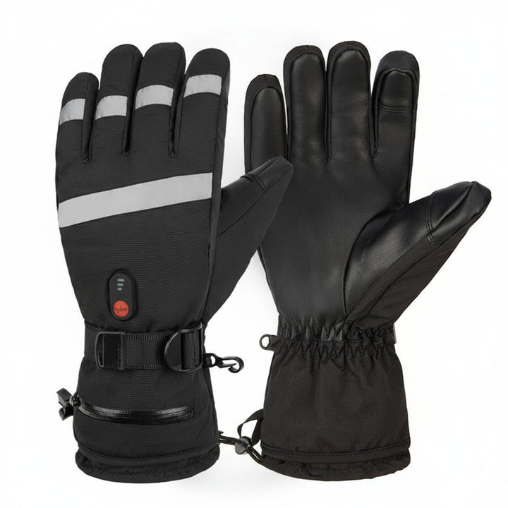 Waterproof Heated Ski Gloves with 2500mAh Rechargeable Battery
