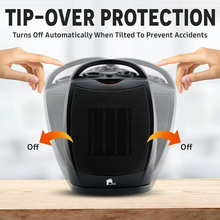 HeatEase Compact Portable Heater – Stylish, Oscillating &amp; Energy Efficient