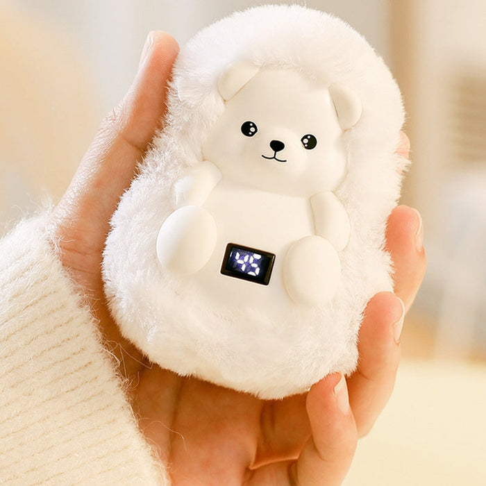 Heat Hollow™ Plush Rechargeable Hand Warmer in Cute Animal Design