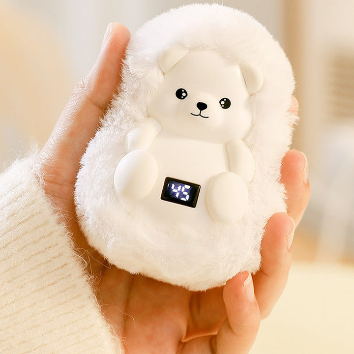 Plush Rechargeable Hand Warmer in Cute Animal Design – Heat Hollow