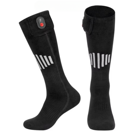 Rechargeable USB Heated Socks with Electric Thermal Warming for Cold Weather