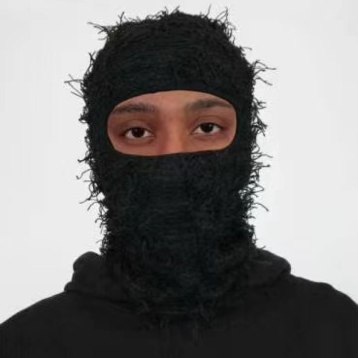 Knitted Camouflage Balaclava For Men And Women, Handmade