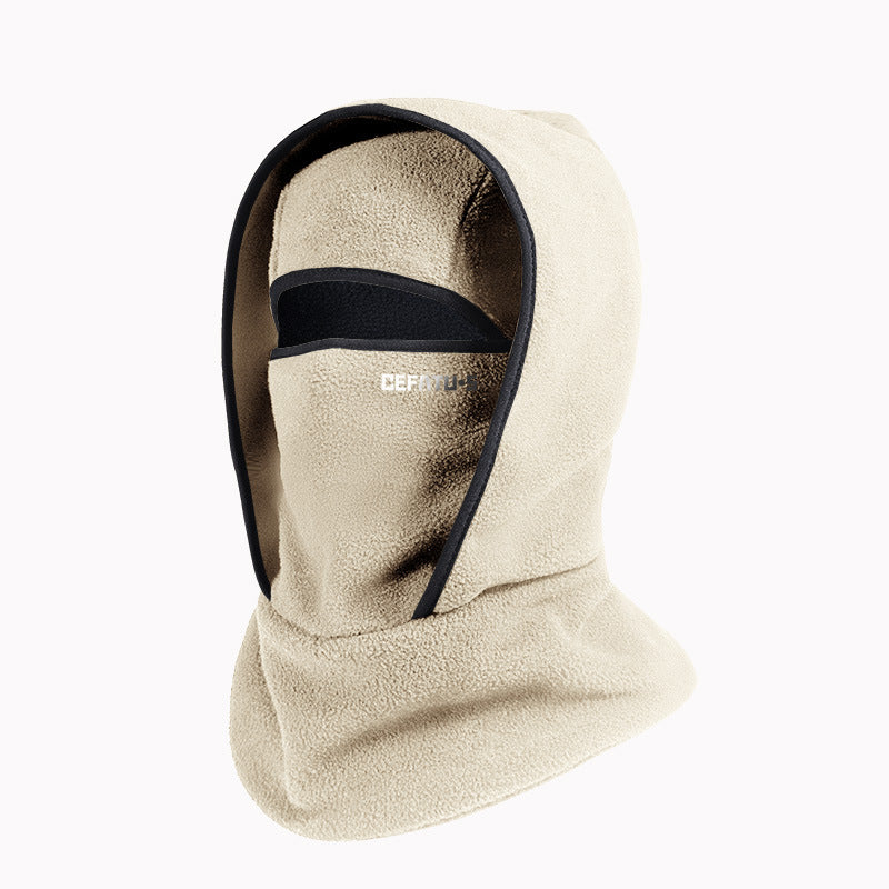 Polar fleece balaclava with eye opening