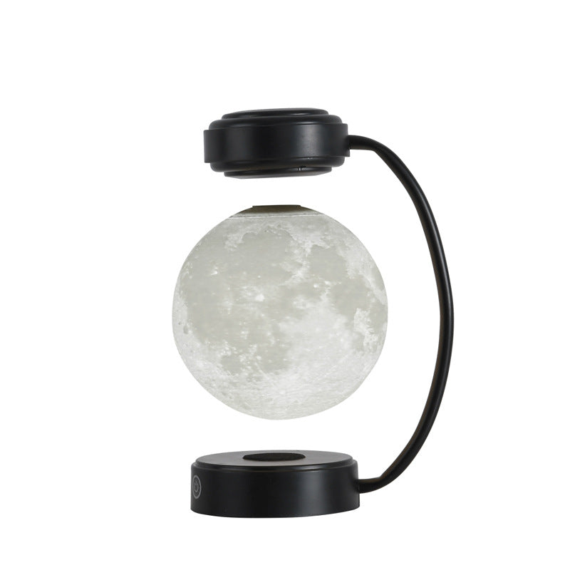 Levitating 3D moon lamp