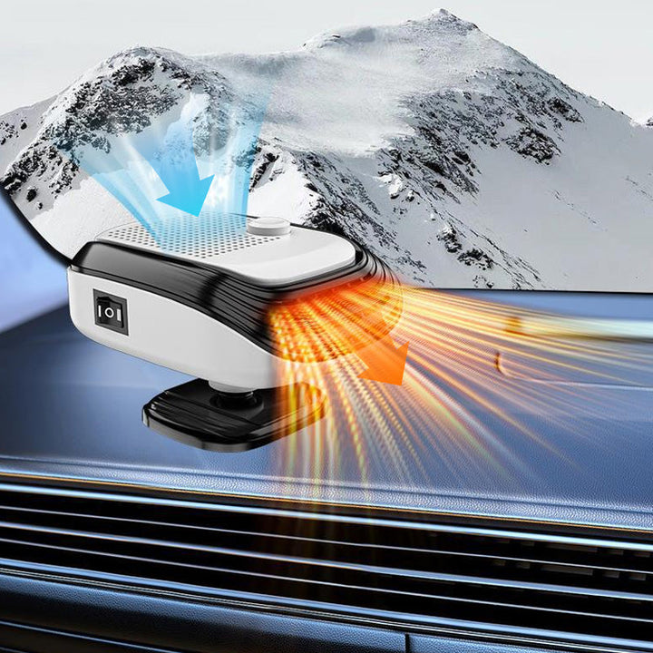 Heat Hollow™ Compact Car Heater with Adjustable Heat and 360° Swivel