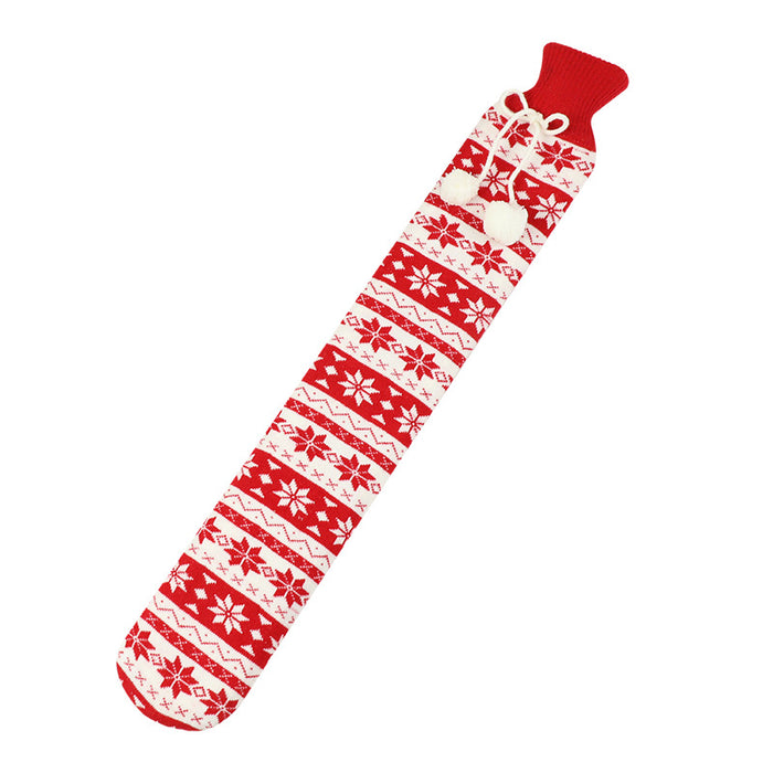 Heat Hollow Extra-long 2 L hot water bottle with soft cover