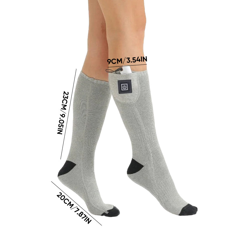 Rechargeable Heated Socks with Up to 8 Hours of Adjustable Warmth