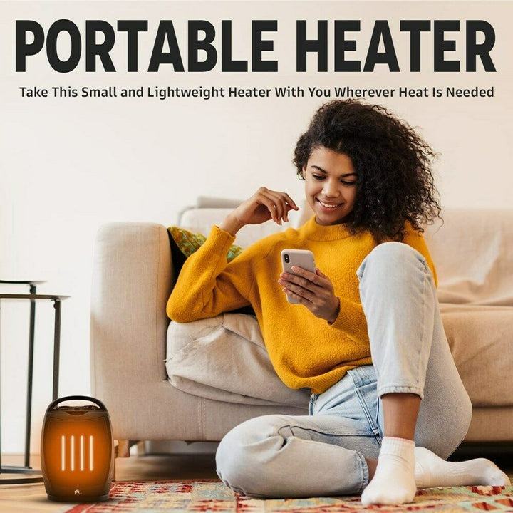 HeatEase Compact Portable Heater – Stylish, Oscillating &amp; Energy Efficient