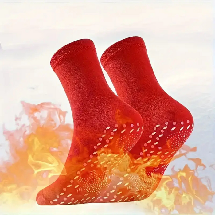 Heat Hollow™ Rechargeable Heated Sports Socks, 5 Pairs