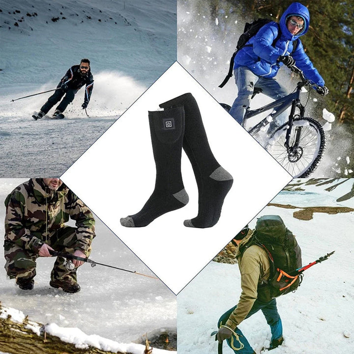 Rechargeable Heated Socks with Up to 8 Hours of Adjustable Warmth